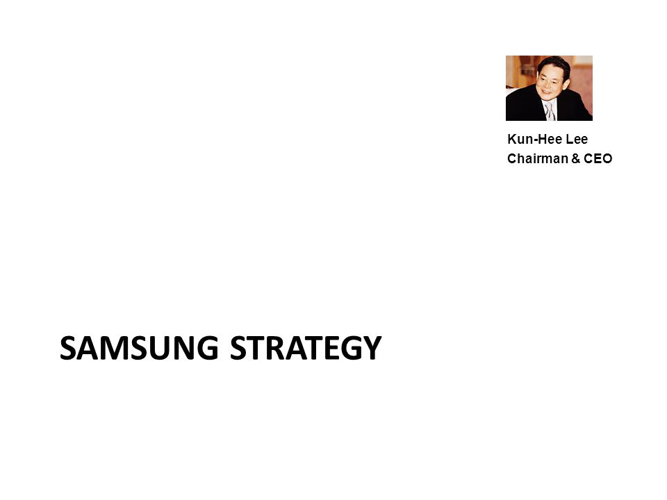Samsung differentiation strategy